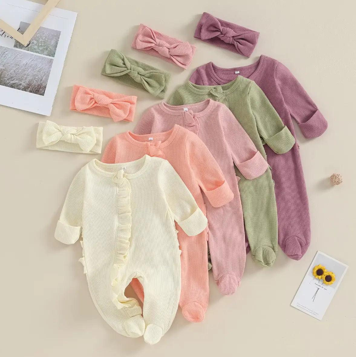 Bandanalı ve Ruffleli Ayaklı Tulum bedobee
