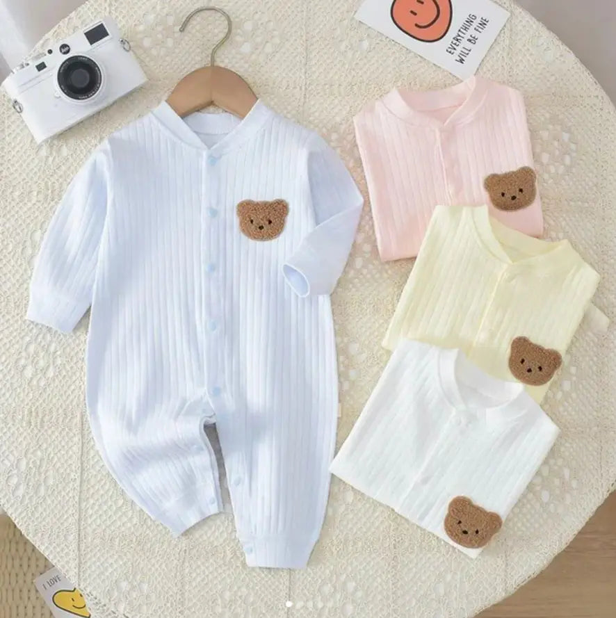 %100 PAMUK Bebek Tulumu (Erkek & Kız) bedobee
