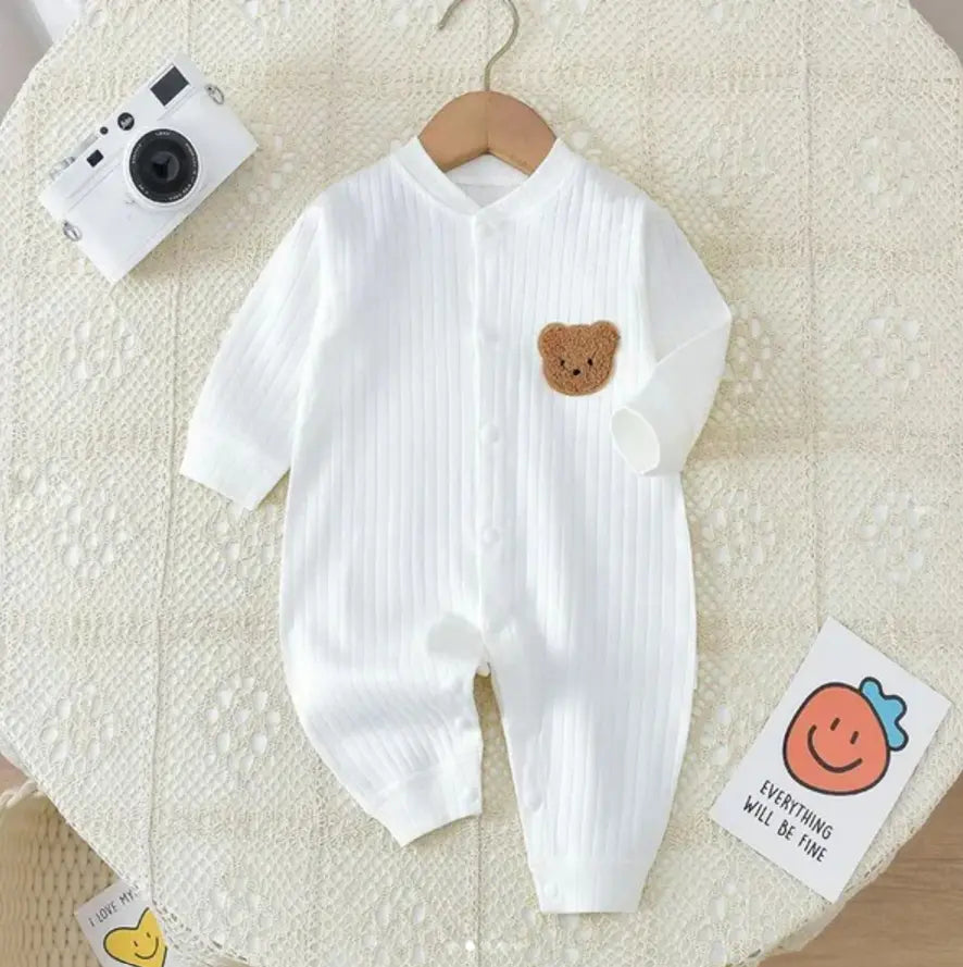 %100 PAMUK Bebek Tulumu (Erkek & Kız) bedobee