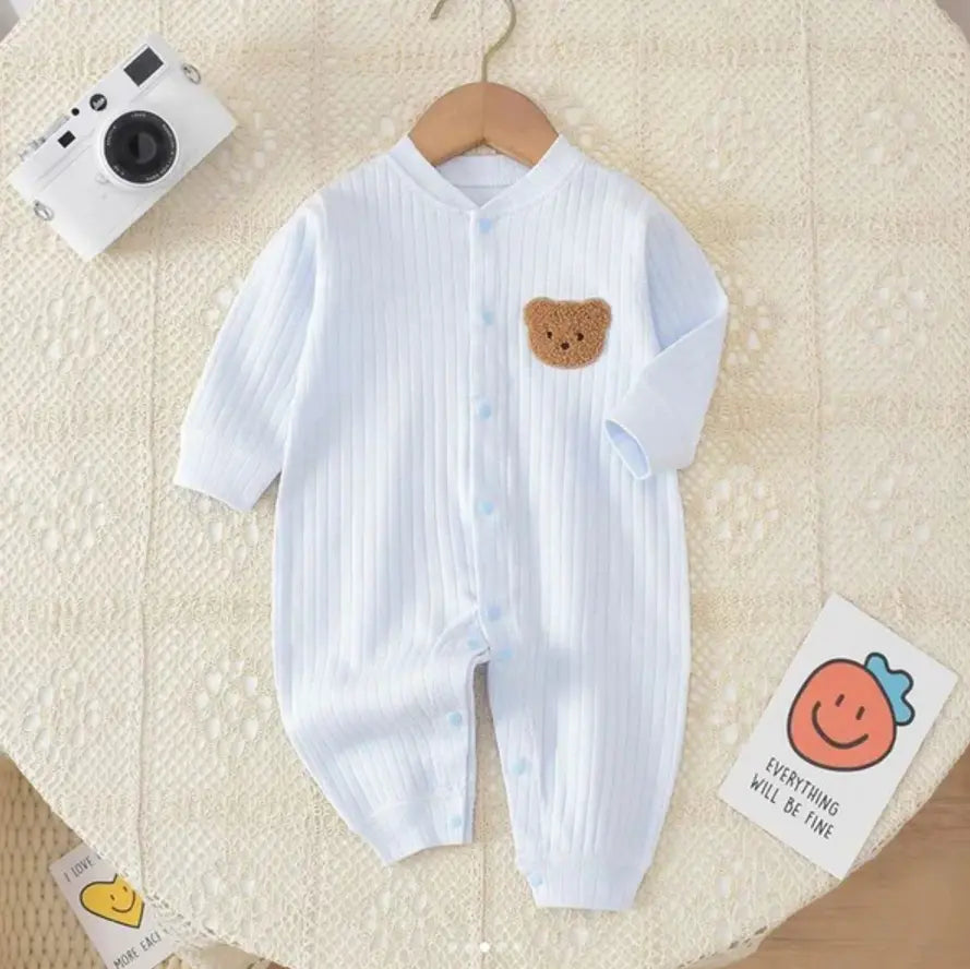 %100 PAMUK Bebek Tulumu (Erkek & Kız) bedobee