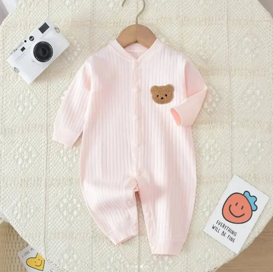 %100 PAMUK Bebek Tulumu (Erkek & Kız) bedobee