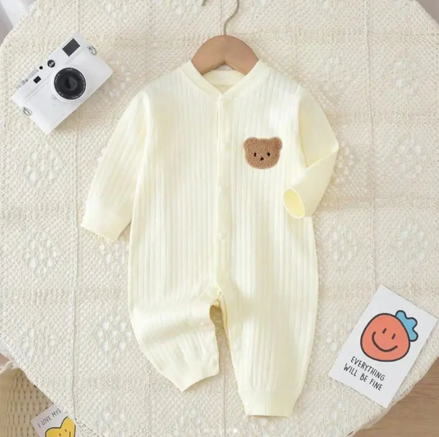 %100 PAMUK Bebek Tulumu (Erkek & Kız) bedobee