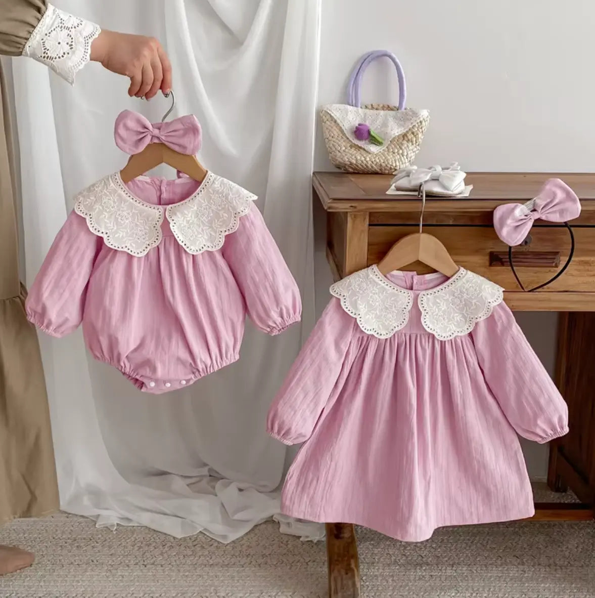 Pembe Elbise & Romper bedobee