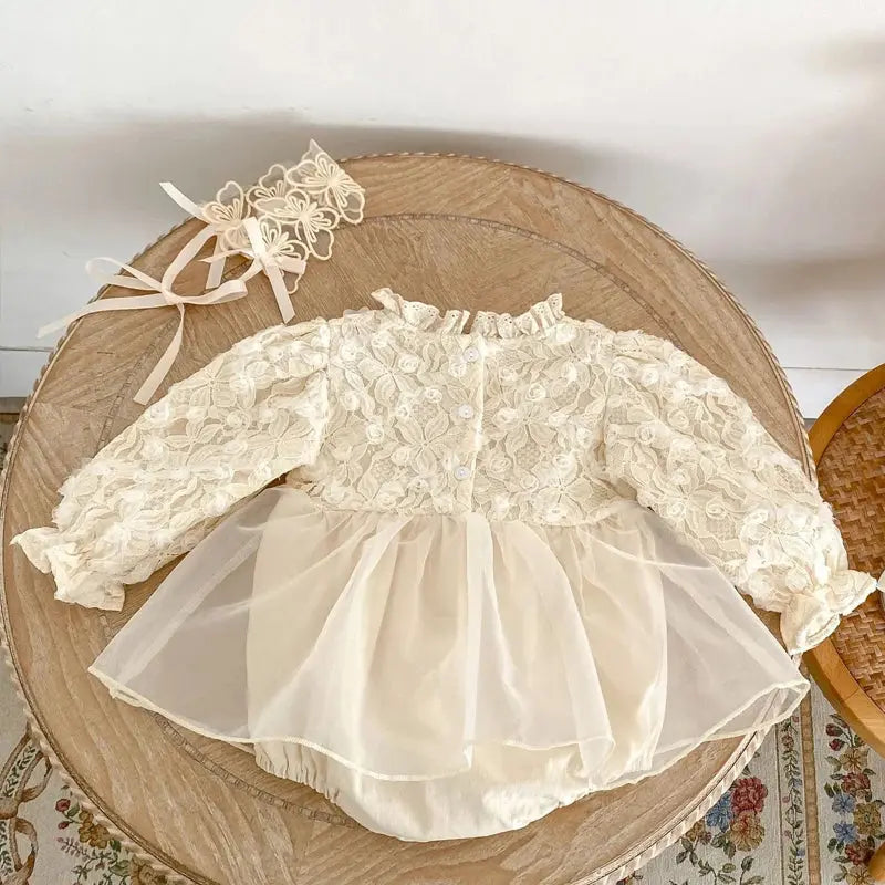 Almila Romper (Taç +3 LÜ Çorap set ) bedobee