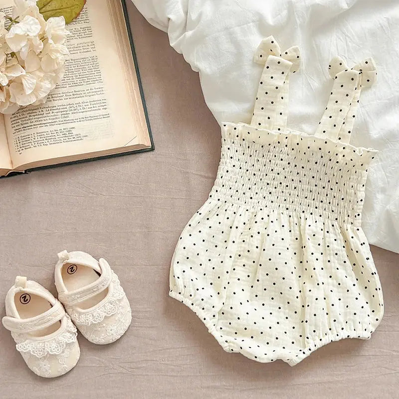 Yazlık Kız Bebek Bodysuit Tulum bedobee