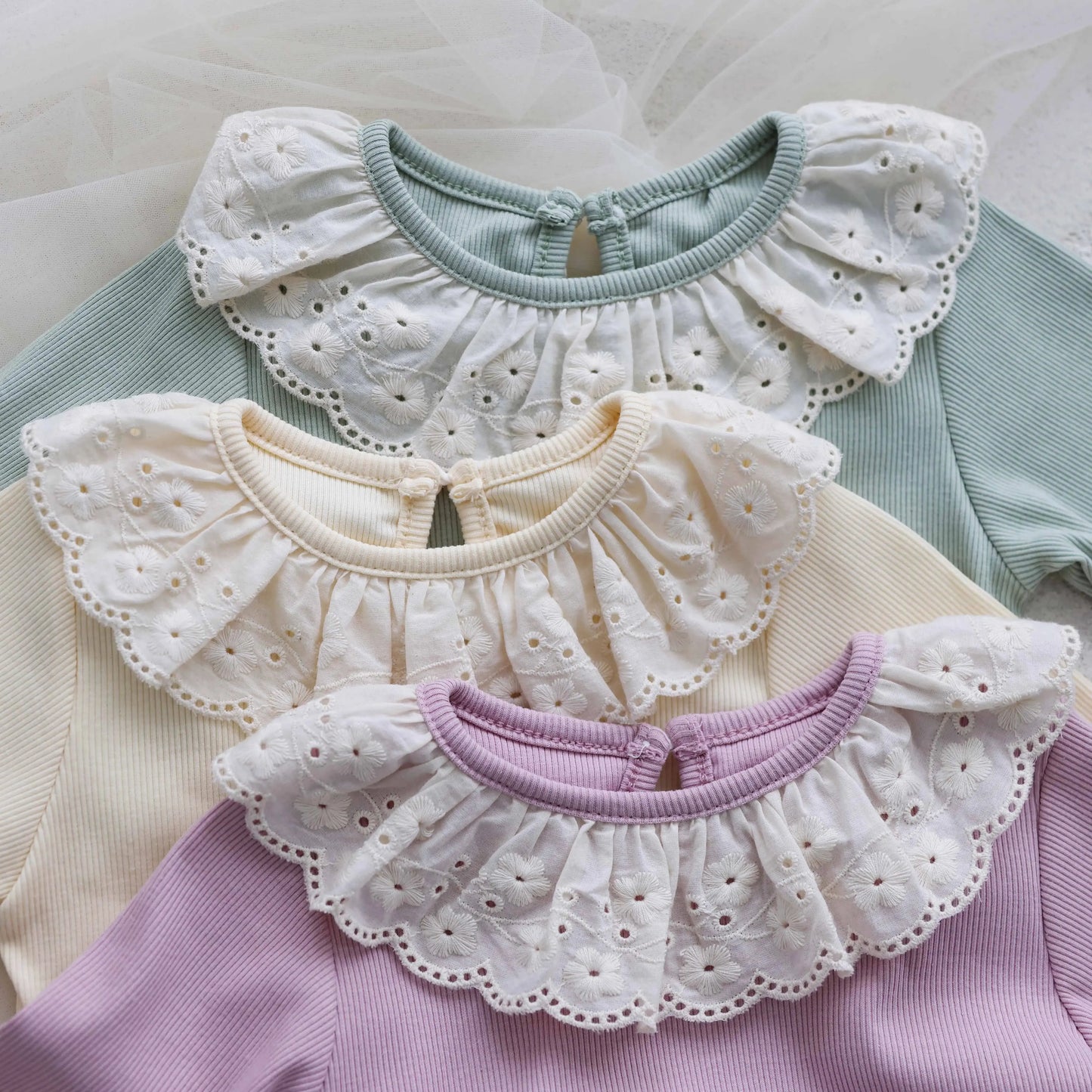 Fırfır Yakalı Bodysuit bedobee