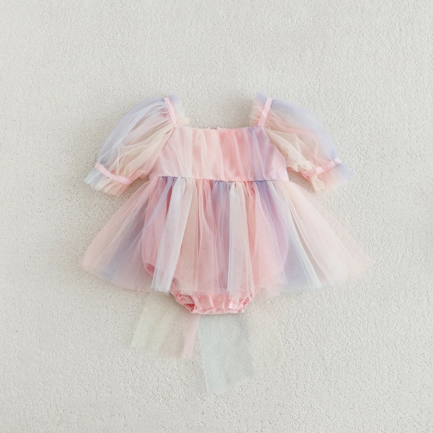 Renkli Bodysuit Elbise