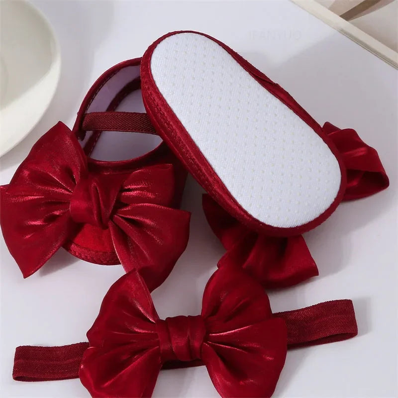 Fiyonklu Ayakkabı Bandana Set 0003