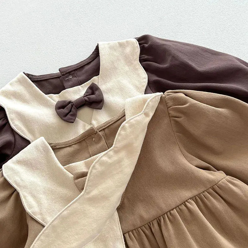 Vintage keten elbise bedobee