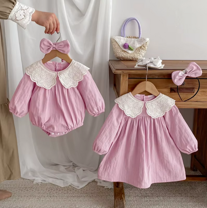 Pembe Elbise & Romper