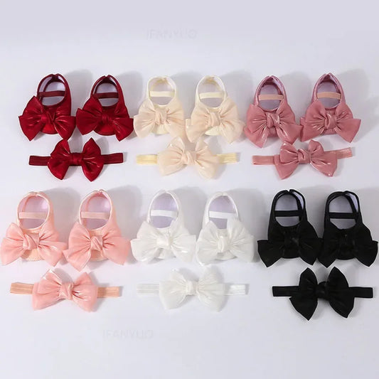 Fiyonklu Ayakkabı Bandana Set 0003
