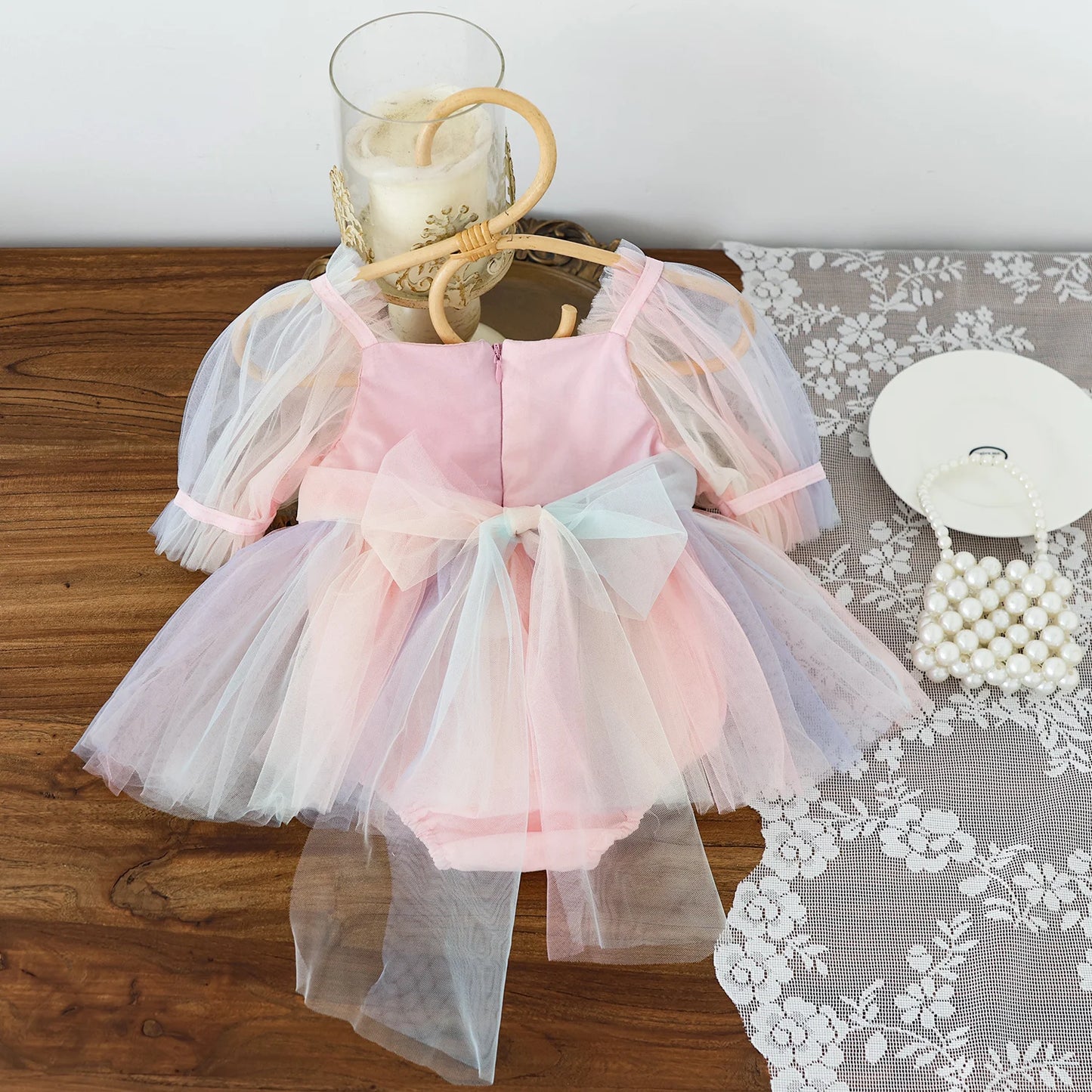 Renkli Bodysuit Elbise