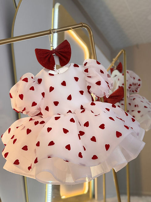 Ruby Love – Kalp Fiyonklu Özel Gün Elbisesi